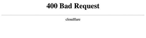 Bad request .